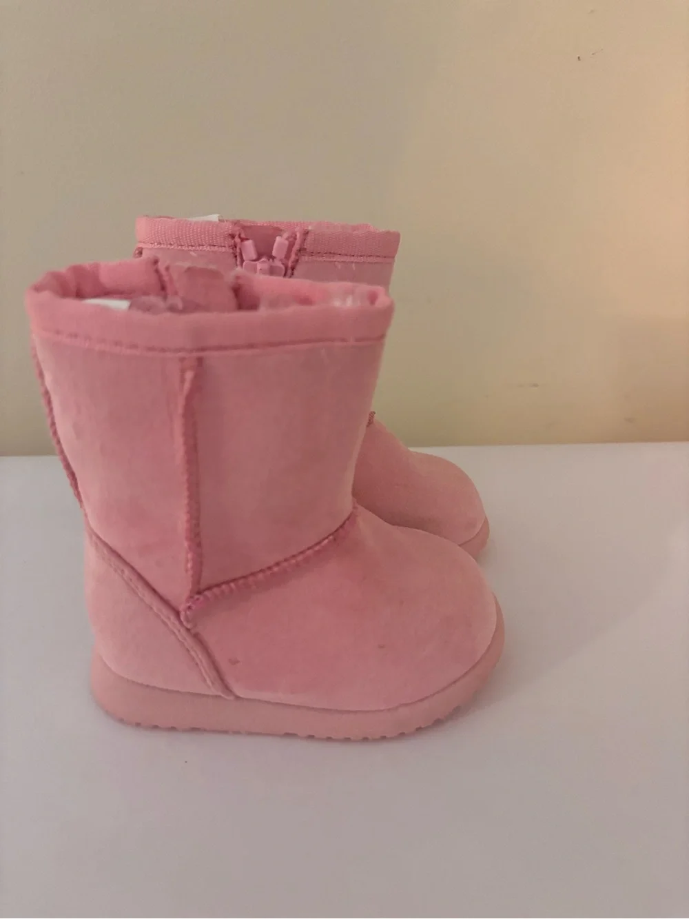 Baby Pink Cozy Boots NWT